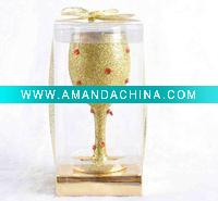 Wholesale Rose glass candle