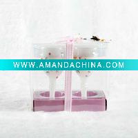 Wholesale glass candle set