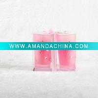 Wholesale glass candle set