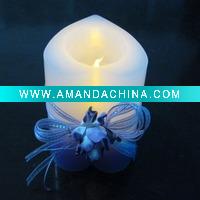 Wholesale Heart shaped art candle