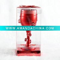 Wholesale red christmas candle