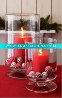 Wholesale LIAN-16 pillar candle in glass cup