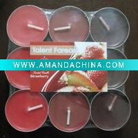 Wholesale Scented color Tealight Candle