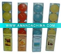 Wholesale 6pcs scented tealight candle in pvc box/1 Dollar product