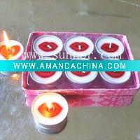 Wholesale lip shaped tea light candle set