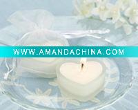 Wholesale Tea light candle in heart shape