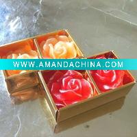 Wholesale rose candle,floating rose candle