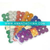 Wholesale tea light candle with glitter