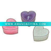 Wholesale heart shaped tealight candle