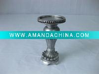 Wholesale poly resin candleholder