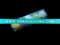 Wholesale 5PCS multicolored pillar candles