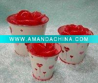 valentine candle