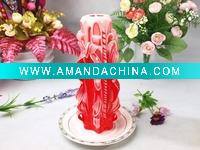 Wholesale home decorative hand carved candle