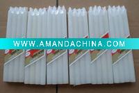 Wholesale white stick household wax candle daily white candle