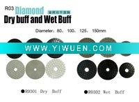 Wholesale White or Black Buff polishing pads