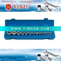 Wholesale 14PC 1/2DR Hex Hand Socket Set