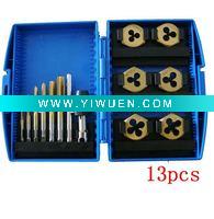 Wholesale 13pcs tap and die set, tool sets
