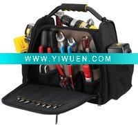 Wholesale 600D Multifunctional black tool bag