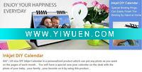 Wholesale DIY photo gift calendar A5,support by free software and do it at home