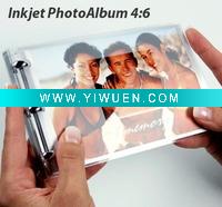 Wholesale DIY 4:6 photo album (frosted),make easy at home with inkjet printer and computer,