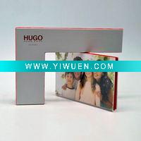 Wholesale Hot 4x6" revolving acrylic photo frame with aluminum and MDF