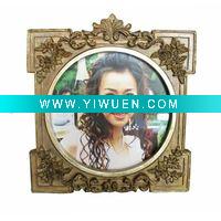 Wholesale Red Decorative Flower Pattern Resin Photo Frame