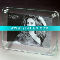 Wholesale clear glass photo frame