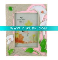 Wholesale plastic flower photo frame KD524