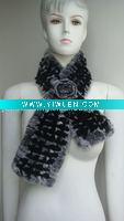Wholesale Profesional Rabbit Knitting (JHS-064, Grey), Fashion Rex Rabbit Fur Scarf