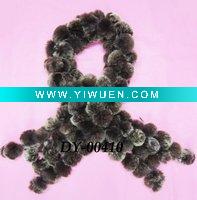 Wholesale Fashion Rabbit feather scarf(DY-00410)