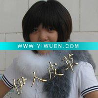 Wholesale 100% fur dye hand work fox knit scarf