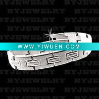 2011 Hot sell fashion charm design of titanium men's bracelet jewelry