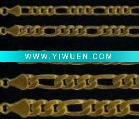 Wholesale brass chain FIGARO chain