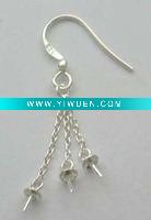 Wholesale 925 sterling silver earring hook