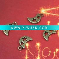 Wholesale Lovely Antique Bronze Jewelry metal Findings / Spacers !!! moon style