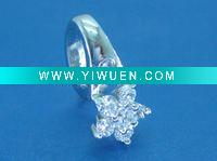 Wholesale Bail/925 Sterling Silver Jewelry CZ Clasp