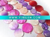 Wholesale Wholesale flat ocean shell bead jewelry