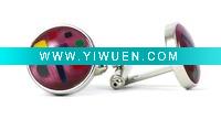 Wholesale enamel cufflink