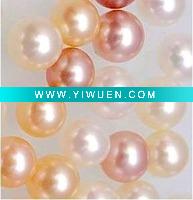 Wholesale 9-9.5mm nature multi-color freshwater loose pearls