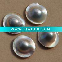 Wholesale Blister Loose Mabe Pearl for pearl ring and earrings