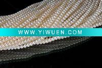 Wholesale 5-6mm round shape high quality freshwater pearl strand