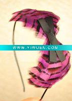 Wholesale Luxury party feather hair jewelry
