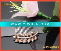 Wholesale Alloy with Rhinestone Hair Jewelry