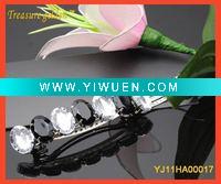 Wholesale Silver Alloy with Rhinestone Hair Jewelry