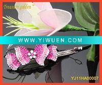 Wholesale Alloy Plated with Rhinestone Hair Jewelry