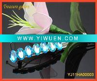 Wholesale Vintage Fashion Charm Sapphire Hair Clamps