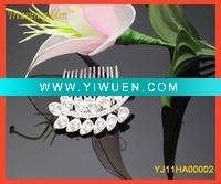 Wholesale Vintage Fashion Charm Silver Wedding Hair Comb