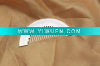myshine moon pattern chinese handmade craft sterling silver hair comb