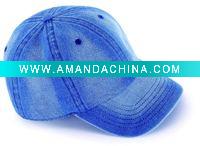 hand washed baseball cap blank cap