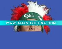 Wholesale Crazy party football fan wig
